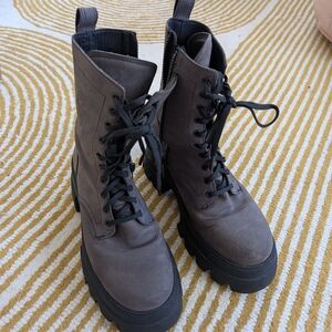 Thursday Boot Company Dynasty Matte Gray Combat Boots